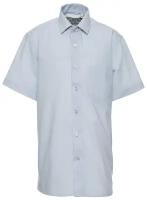 Школьная рубашка Tsarevich, размер 152-158, серебряный, серый