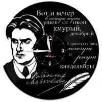 Часы из виниловой пластинки (c) VinylLab Маяковский