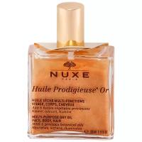 Nuxe Масло для лица и тела Золотое, тела и волос Huile Prodigieuse Or