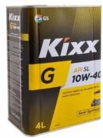 Полусинтетическое моторное масло Kixx Gold SL 10W-40, 4 л