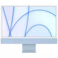 23.5" Моноблок Apple iMac 24" 2021 г. MJV93B/A, 4480x2520, Apple M1 2.064 ГГц, RAM 8 ГБ, SSD 256 ГБ, Apple M1 7-Core, MacOS, синий