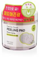 Очищающие пилинг-спонжи с PHA кислотами для сужения пор SCINIC Feel So Good Peeling Pad (Pore Care)_Renewal, 150мл (70шт)