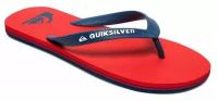 Мужские сланцы QUIKSILVER Molokai, Цвет красный, Размер 39