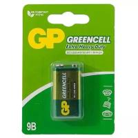 Батарейка GP Green Cell 9V Крона, в упаковке: 1 шт