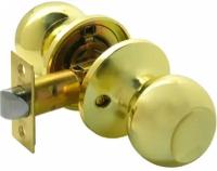 BUSSARE Ручка дверная межкомнатная с защелкой фалевая KNOB Проходная 67-05 GOLD 940000001252