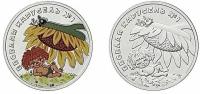 Подарочный набор из 2-х монет 25 рублей Антошка (простая и цветная в блистере). ММД, 2022 г. в. UNC