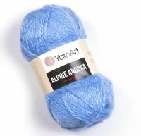 Пряжа YarnArt 'Alpine Angora' 150гр 150м (20% шерсть, 80% акрил), 3 мотка