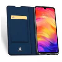 Флип чехол-книжка для OPPO A9 (2020)/A5 с функцией подставки и с отсеком для карт синий