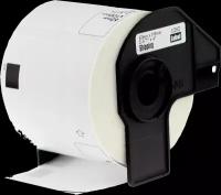 Лента DK11202 совместимая, наклейки 62 х 100 мм, белые (300 шт) для принтеров Brother QL-500, QL-550, QL-570, QL-710W, QL-720NW, QL-800, QL-810W