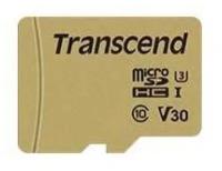 Флеш-накопитель Transcend Карта памяти Transcend 8GB UHS-I U1 microSD with Adapter, MLC