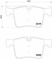 К-т торм. колодок Fr BMW 1 / 3 / X3 Brembo P06075