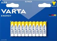 Батарейка VARTA ENERGY AAA, в упаковке: 10 шт