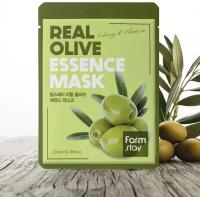 Farmstay Тканевая маска с экстрактом оливы, Real Olive Essence Mask, 10 шт, 23 мл