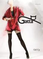 Колготки женские с имитацией чулок Gatta Girl-Up 21 -черные-р-3