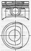 Поршень Двс С Кольцами YENMAK арт. 3104266000