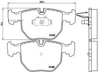 BREMBO P06021 Колодки тормозные, комплект передний