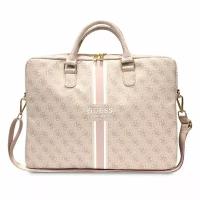 Guess для ноутбуков 15"/16" сумка 4G Stripes Bag Pink