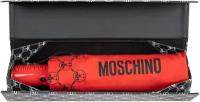 Зонт складной Moschino 8936-OCC DQM allover Red