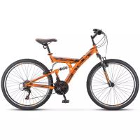 Горный (MTB) велосипед STELS Focus V 26 18-sp V030 (2021) оранжевый/черный 18" (требует финальной сборки)