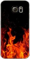 Силиконовый чехол на Samsung Galaxy S6 edge / Самсунг Галакси С 6 Эдж Все в огне