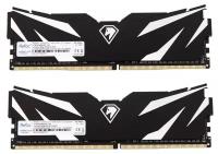 Оперативная память DDR4 Netac Shadow II 16Gb (8Gbx2) 3200Mhz PC25600 C16, Black с радиатором (NTSWD4P32DP-16K)