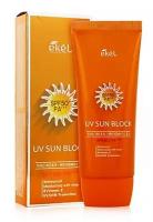 EKEL UV Sun Block SPF 50/PA+++ Солнцезащитный крем с экстрактом алоэ