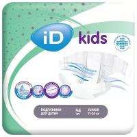 Подгузники детские iD Kids размер "Junior" (вес 11-25 кг) 34шт/упак