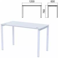 Столешница стола на металлокаркасе "Арго", 1200х600х760 мм, серая