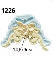 Молд силиконовый для непищевых материалов "Орнамент с птицами" большой