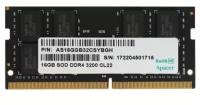 Оперативная память Apacer SO-DIMM DDR4 16Gb 3200MHz CL22 1024x8 (ES.16G21.GSH)