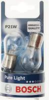 Лампа P21W 12V 21W PURE LIGHT Bosch, 1987301017