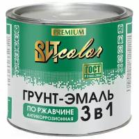 Грунт-эмаль по ржавчине 3в1 светло-голубая 1,8кг "Вит Color"