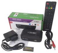 Эфирно-кабельный цифровой ресивер DVB-T2 Divisat GX6701+MXL608 Тюнер для телевизора, приставка