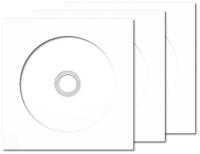 Диск CD-R 700Mb 52x Printable CMC, в бумажном конверте с окном, 3 шт