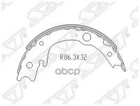 Колодки Ручного Тормоза Toyota Wish/Caldina/Ist/Corolla Zze123/Lifan Solano 08-13 L=R (Комплект4шт) Sat арт. ST4654020080