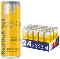 Энергетический напиток Red Bull тропические фрукты, 0.355 л, 24 шт