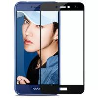 Защитное стекло на Huawei Honor 8 Lite/P8 Lite (2017)/P9 Lite (2017)/Nova lite, 3D, Fiber, черный