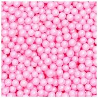 Кондитерская посыпка шарики 4 мм, розовый, 50 г