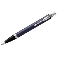 Ручка шариковая Parker "IM Matte Blue CT" синяя, 1,0мм, кнопочн, подар. уп