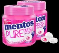 Жевательная резинка Mentos Pure Fresh Тутти Фрутти, 2шт по 100г