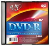 Носители информации DVD-R, 16x, VS, Slim/5, VSDVDRSL501