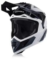 Мотошлем кроссовый взрослый Acerbis X-TRACK White/Black Glossy, XL