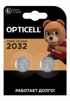 Батарейки Opticell 3V CR2032, 2 штуки