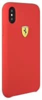 Чехол CG Mobile Ferrari On Track Silicone Hard Case для Apple iPhone X, красный