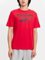 Футболка Reebok для мужчин, Размер:L, Цвет:красный, Модель:REEBOK IDENTITY BIG LOGO TEE