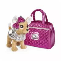 Игрушка мягкая Chi Chi Love Собачка Гламур с розовой сумочкой и бантом 5893125