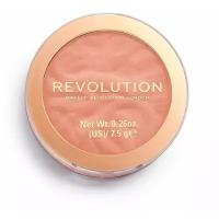 REVOLUTION румяна компактные Blusher Reloaded, peach bliss