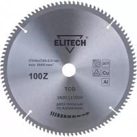 Пильный диск по алюминию Elitech 305х30х2 мм; 100Z