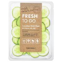 TONY MOLY Fresh To Go Cucumber Mask Sheet Успокаивающая маска с экстрактом огурца