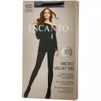 Колготки incanto MicroVelvet, 100 ден, "nero", 3 размер, черный, бархатистый